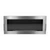 Biokominek wiszący z szybą 900x400 inox - obrazek 5