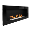 Biokominek wiszący 900x400 czarny połysk
