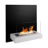 Biokominek wiszący Board 467x450 czarno-biały