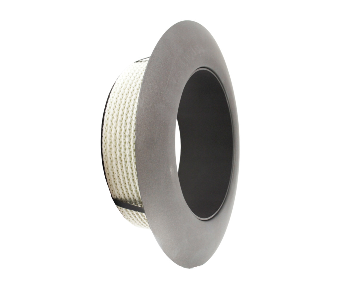 Przejście do komina ceramicznego stalowe żaroodporne czarne fi 120/180 z rozetą