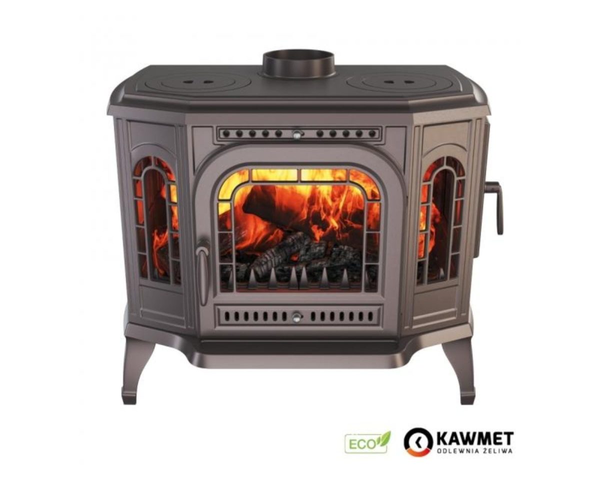 Piec wolnostojący KAWMET P7 (10,5 kW) CookTop PB ECO