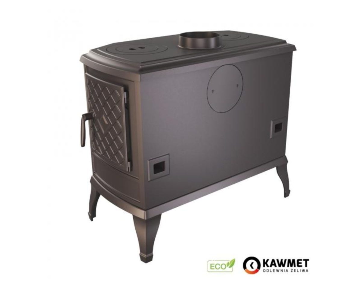 Piec wolnostojący KAWMET P7 (10,5 kW) CookTop PB ECO