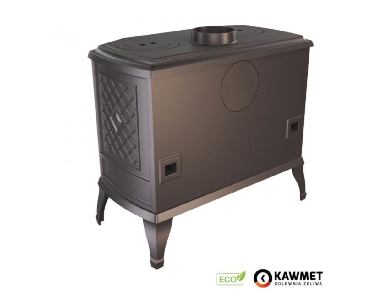 Piec wolnostojący KAWMET P7 (10,5 kW) CookTop LB ECO