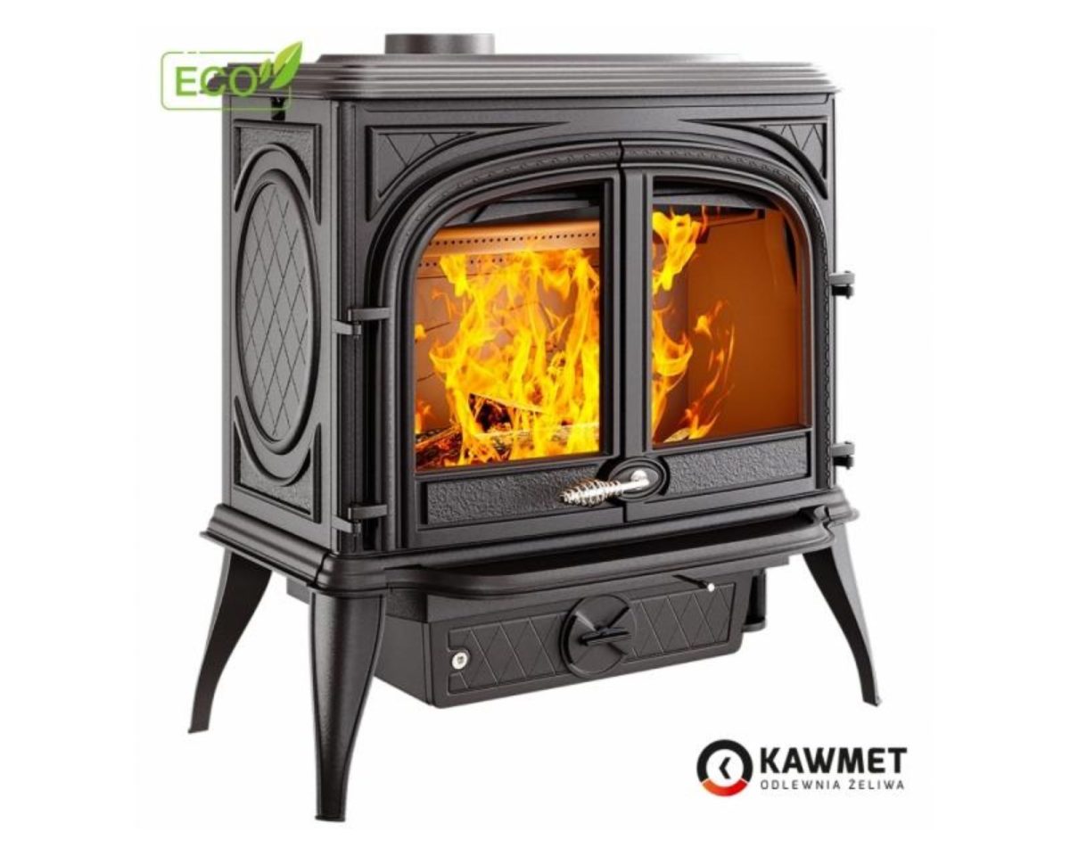 Piec żeliwny wolnostojący Kawmet Premium Helios S8 Eco