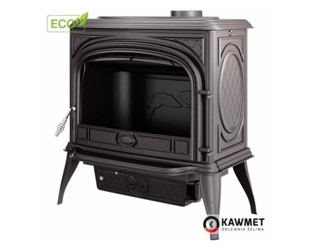 Piec żeliwny wolnostojący Kawmet Premium Sphinx S6 Eco